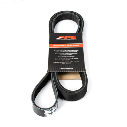 High-Performance Heavy-Duty Serpentine Belt - 2002-2005 GM 6.6L Duramax Single Alternator (105A) No Vacuum Pump Pacific Performance Engineering