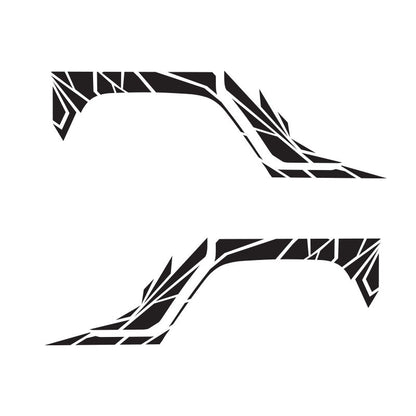 Abstract Edges Side Graphic