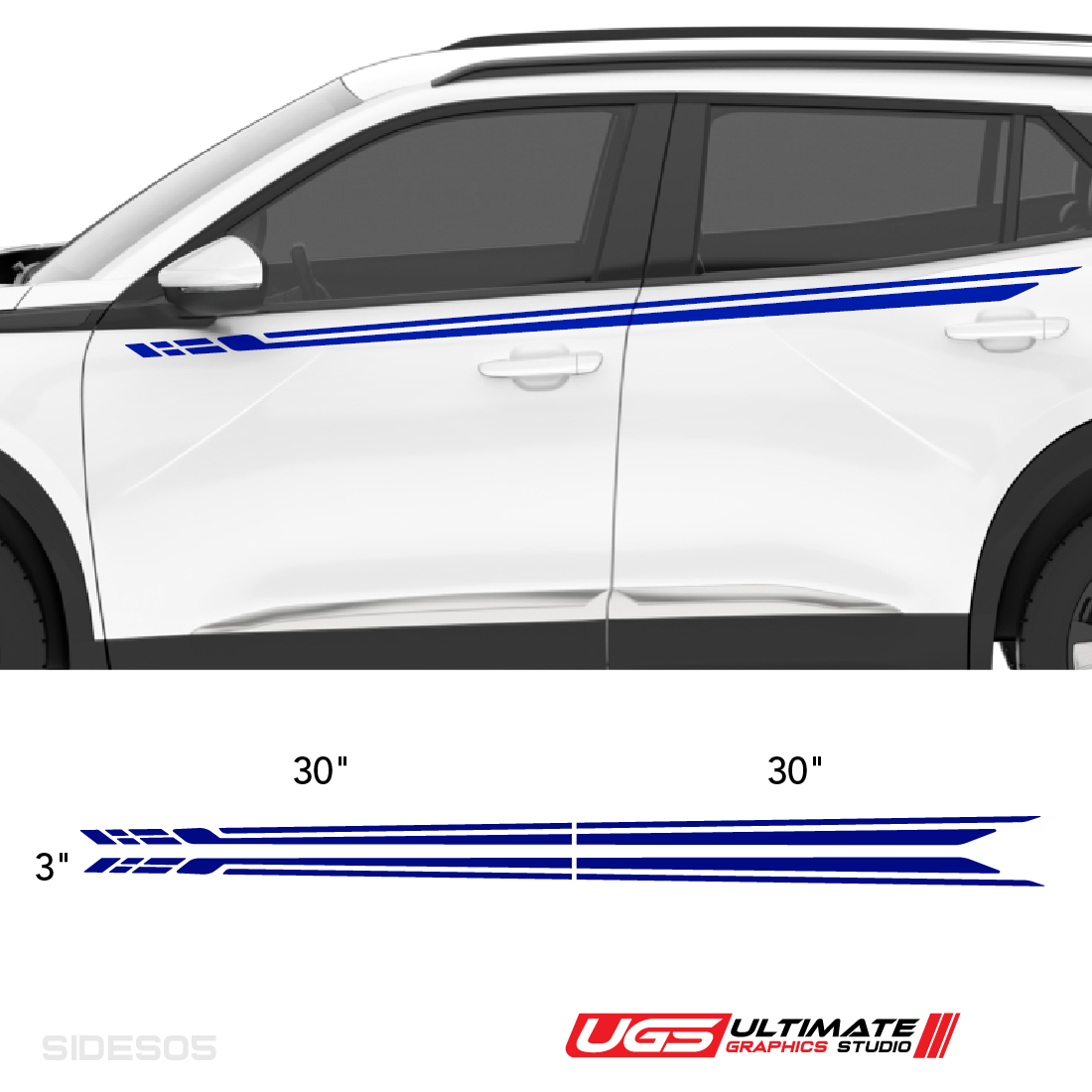 Side Racing Stripe