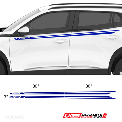 Side Racing Stripe