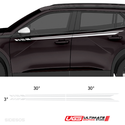 Side Racing Stripe