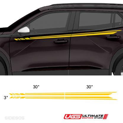 Side Racing Stripe