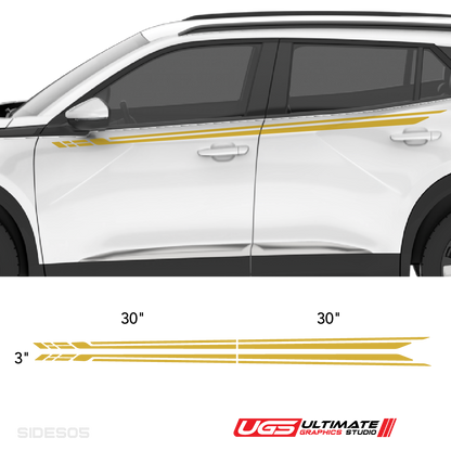 Side Racing Stripe