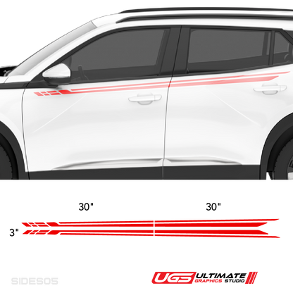 Side Racing Stripe
