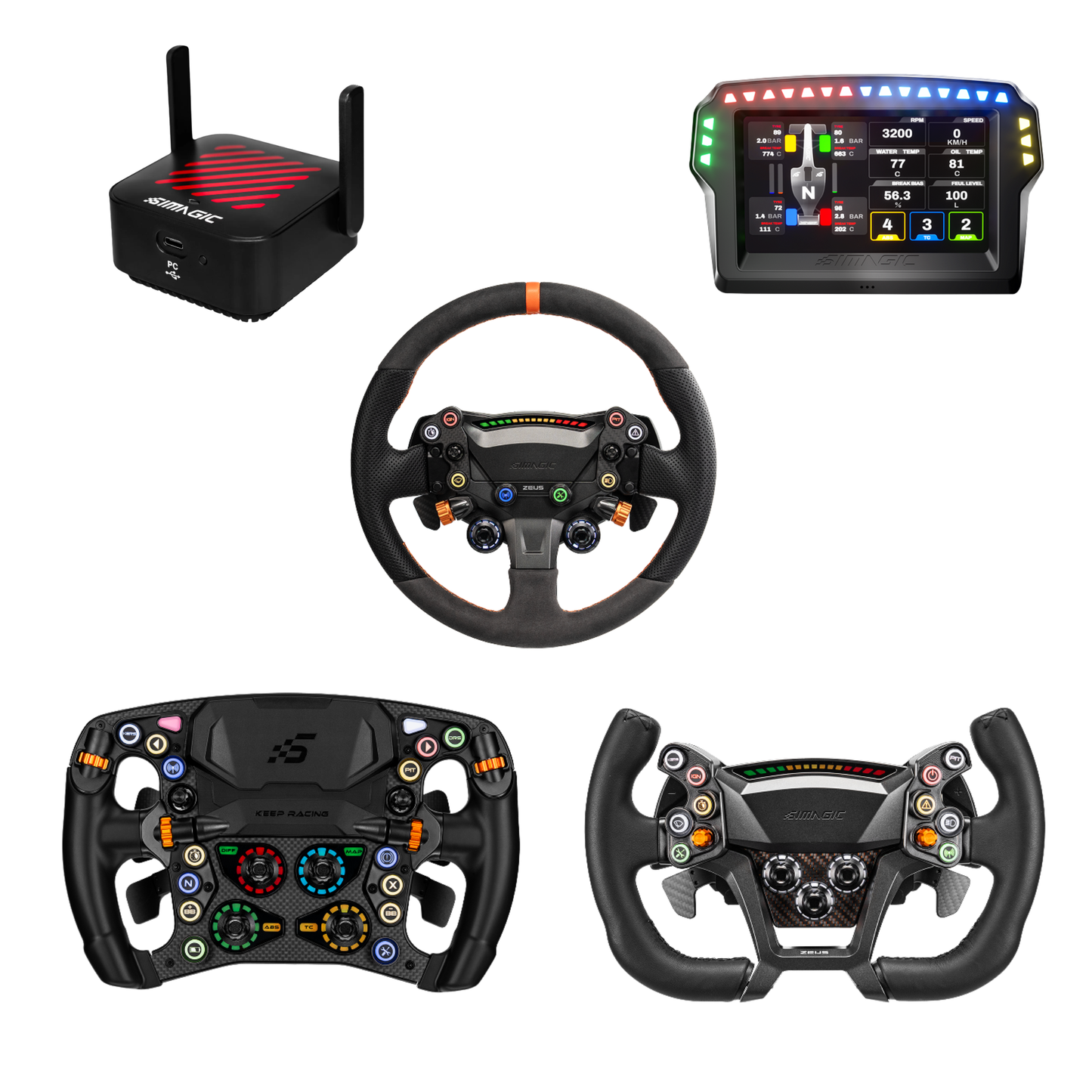 Simagic Zeus Full Wireless Bundle (For EVO)