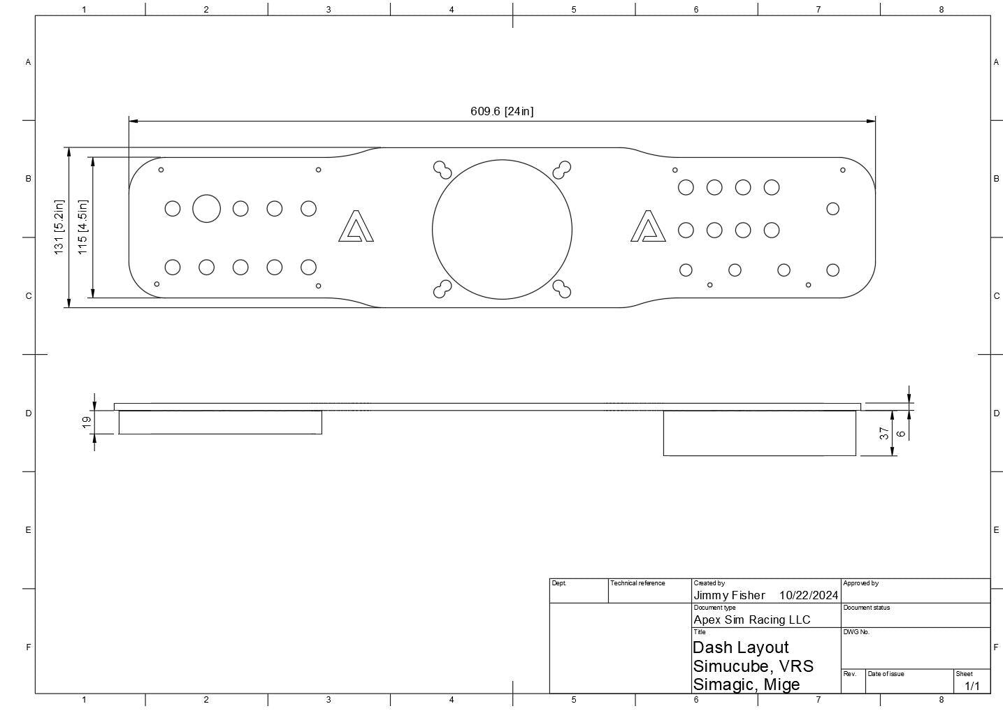 Universal Sim Racing Dashboard - Compatible with Simucube, Simagic Alpha/Evo, VRS, and Mige