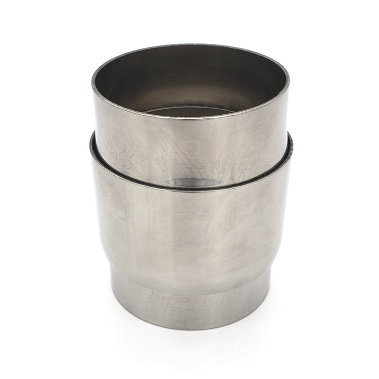 2.500" OD Double Slip Joint Adapter - Polished OD - 304 Stainless