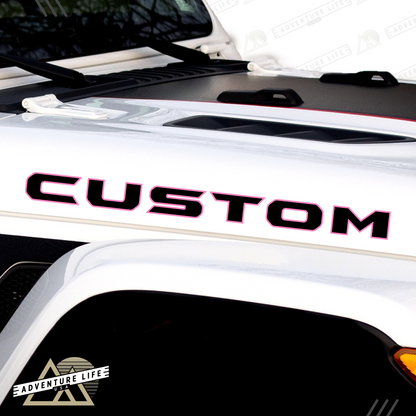 Hood Lettering | Set of 2