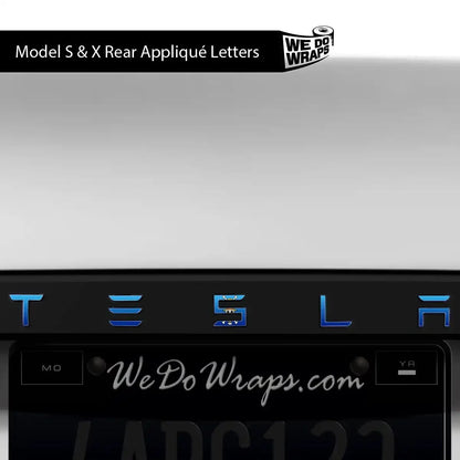 Straw Hat Pirate Tesla Emblem Decals (Front + Back) | Model S