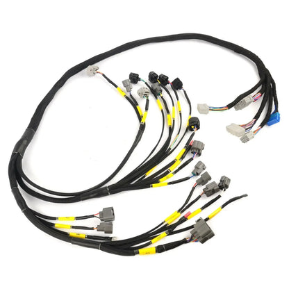D & B-Series OBD2 Engine Tucked Engine Harness Kit w/ Subharness | 00-01 Acura Integra DC