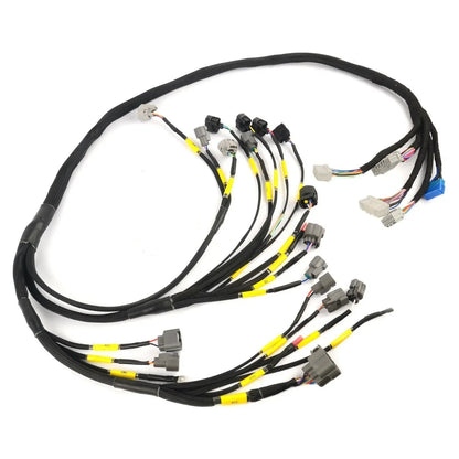 D & B-Series OBD2 Engine Tucked Engine Harness Kit w/ Subharness | 92-93 NON GSR Integra