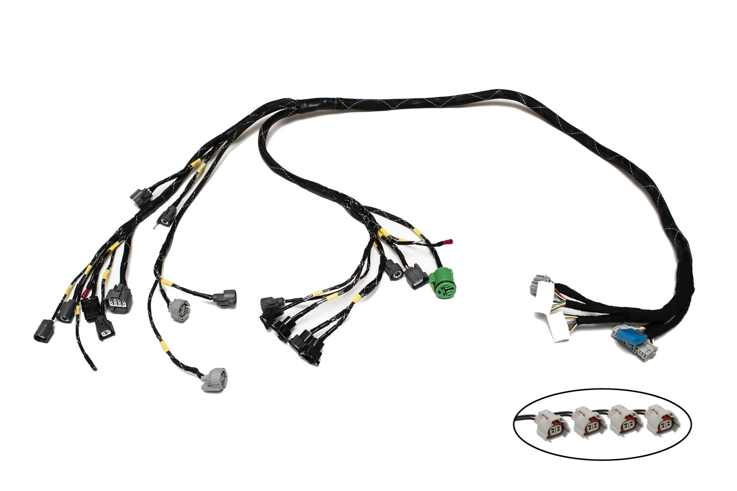 D & B-Series OBD1 Tucked Engine Harness Kit w/ Subharness | 92-96 Honda Prelude