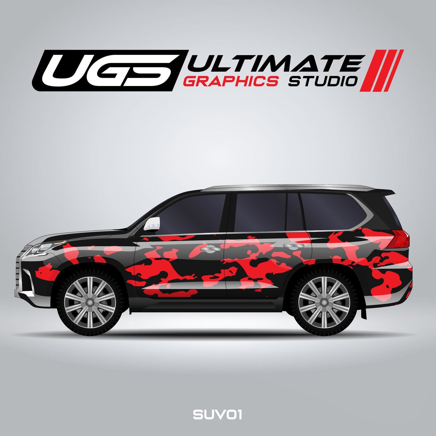 SUV Camouflage Side Graphics