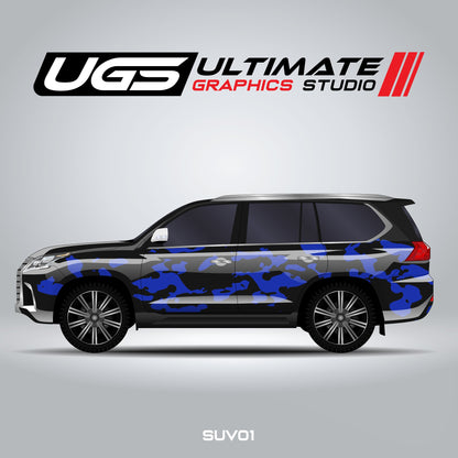 SUV Camouflage Side Graphics