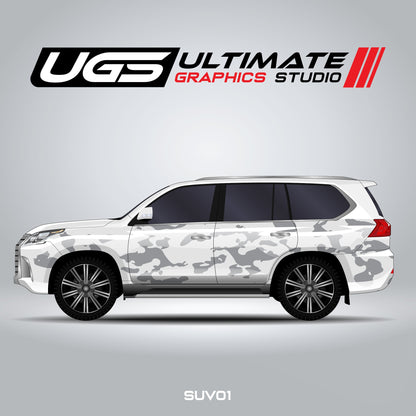 SUV Camouflage Side Graphics