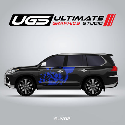 SUV Side Skull Graphics