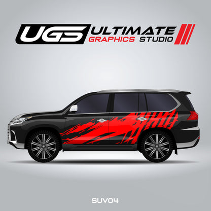 SUV Dirt Mark Graphics