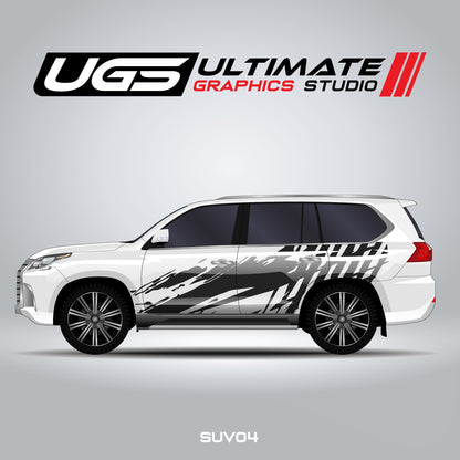 SUV Dirt Mark Graphics