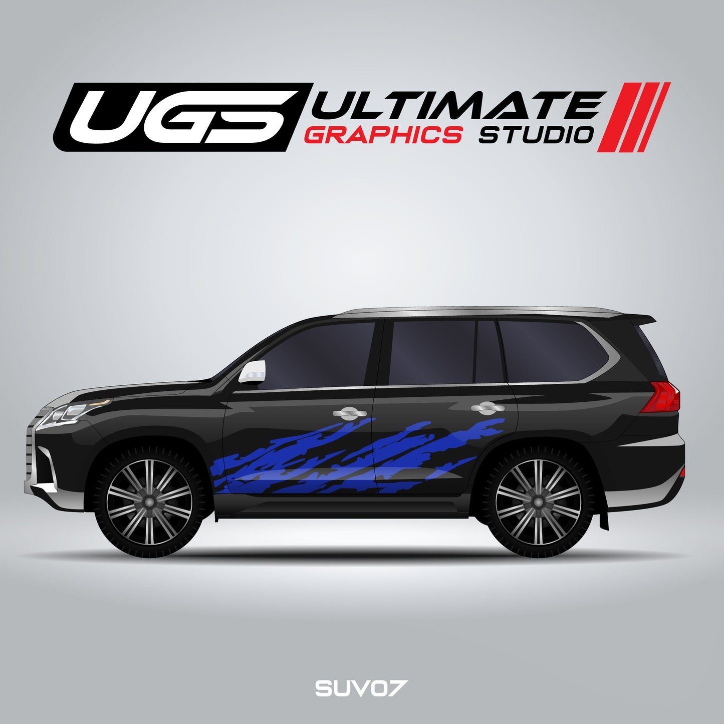 SUV Dirt Splash Side Graphics