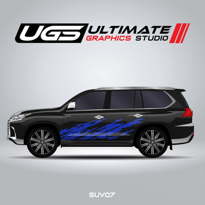 SUV Dirt Splash Side Graphics