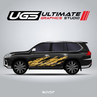SUV Dirt Splash Side Graphics