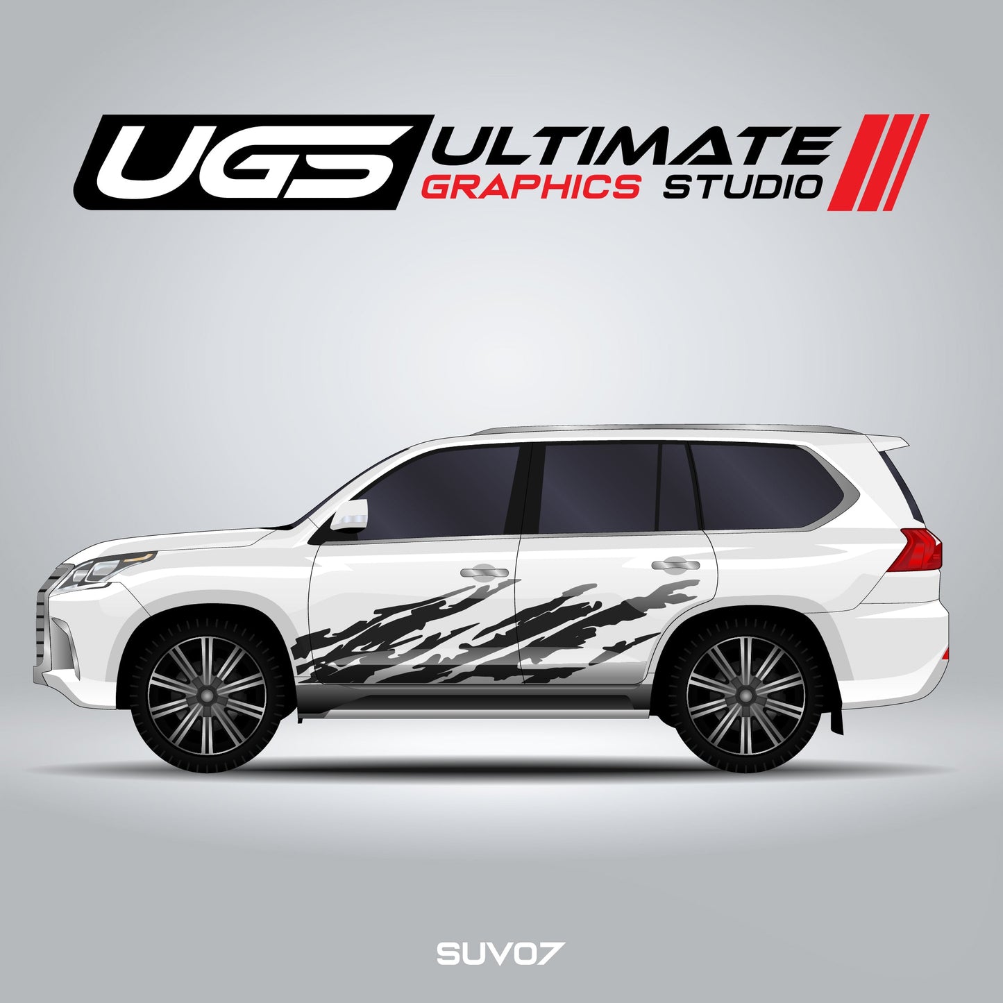 SUV Dirt Splash Side Graphics