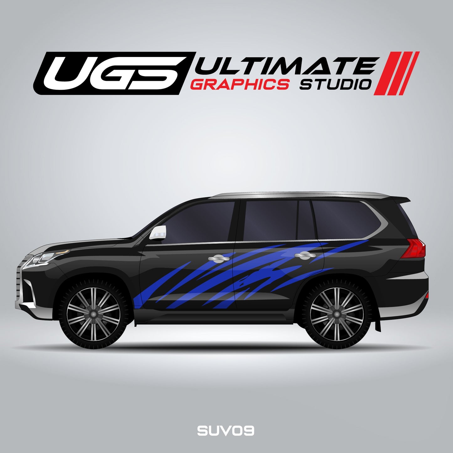 SUV Curved Lines Side Graphics