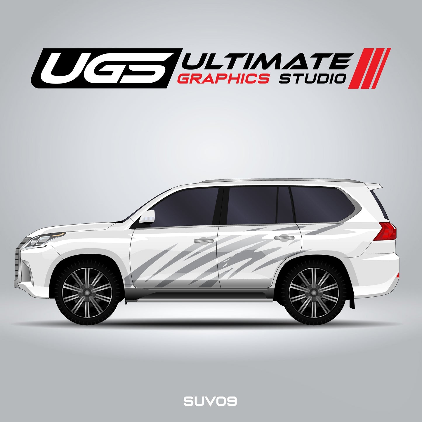 SUV Curved Lines Side Graphics
