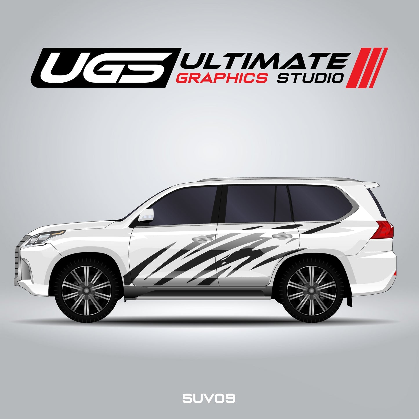 SUV Curved Lines Side Graphics
