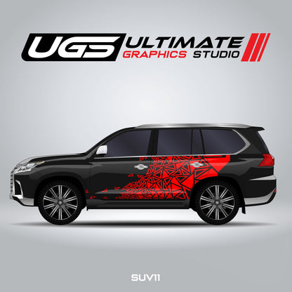 SUV Abstract Pattern Graphics