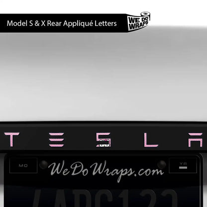 Sweet Kitty Tesla Emblem Decals (Front + Back) | Model S