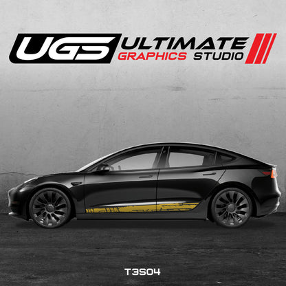Tesla Side Scratched Graphics