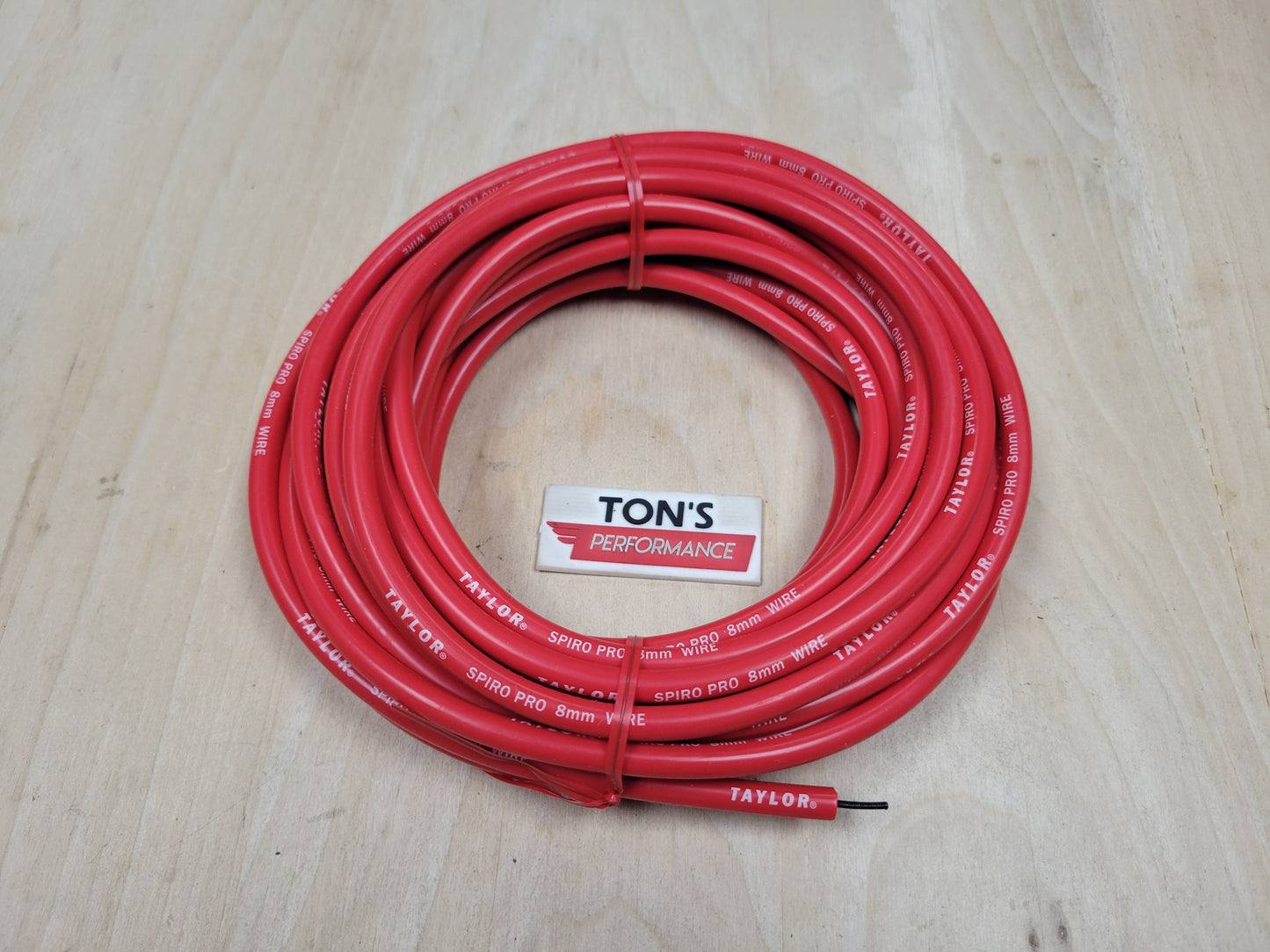 Taylor 8mm Spiro-Pro 100% Silicone Spark Plug wire 30 ft spool