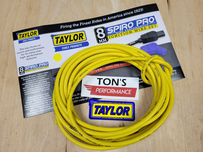 Taylor 8mm Spiro-Pro 100% Silicone Spark Plug wire 30 ft spool