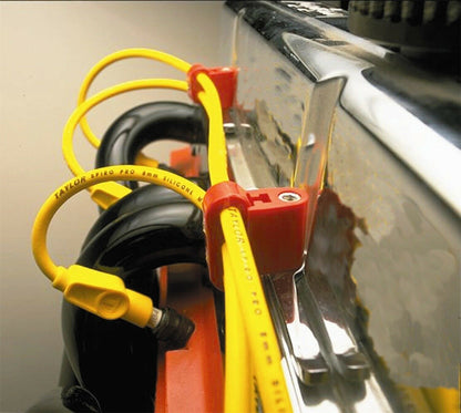 Ton's Performance Clamp-On Valve Cover, Vertical Wire Loom Separators for 7-8mm Ignition Cable