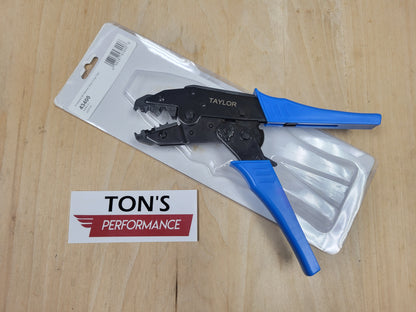 Taylor 43400 Professional Spark Plug Wire Crimping Stripper Tool 8mm 8.5mm Ratcheting