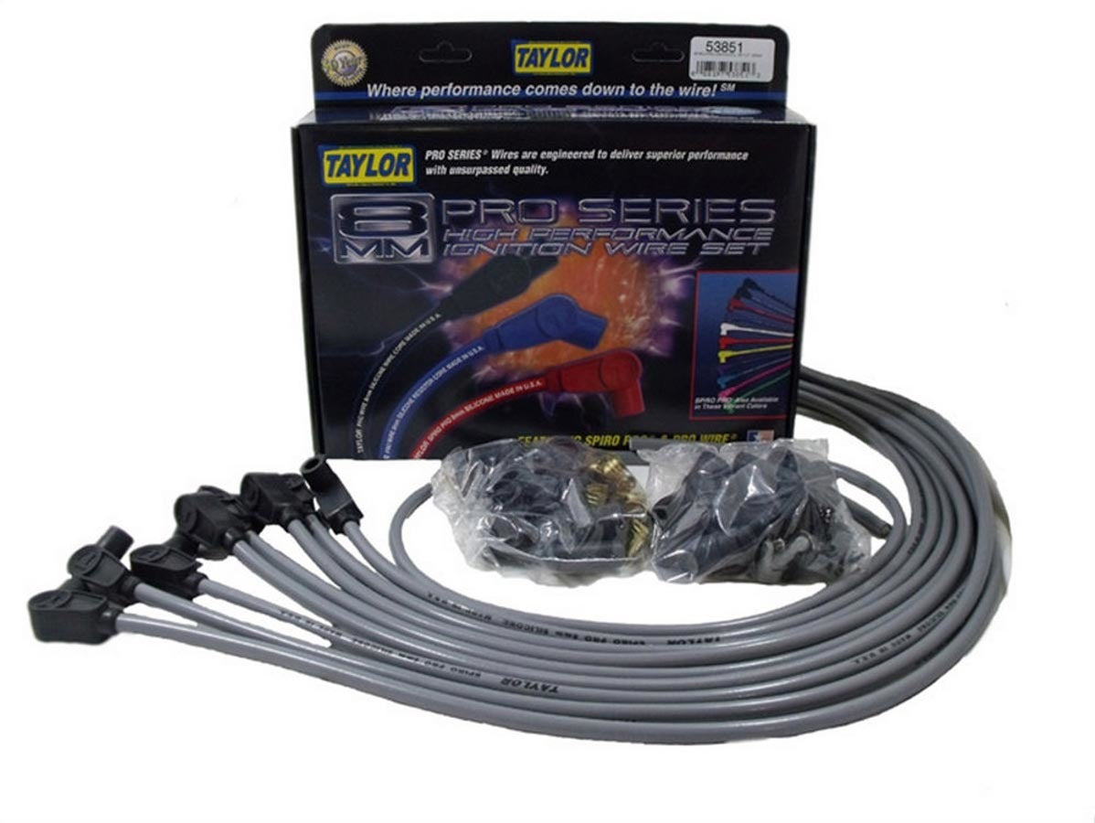 TAYLOR/VERTEX 8mm Grey Spiro-Pro Wire Set 53851 – Milky Motorsports