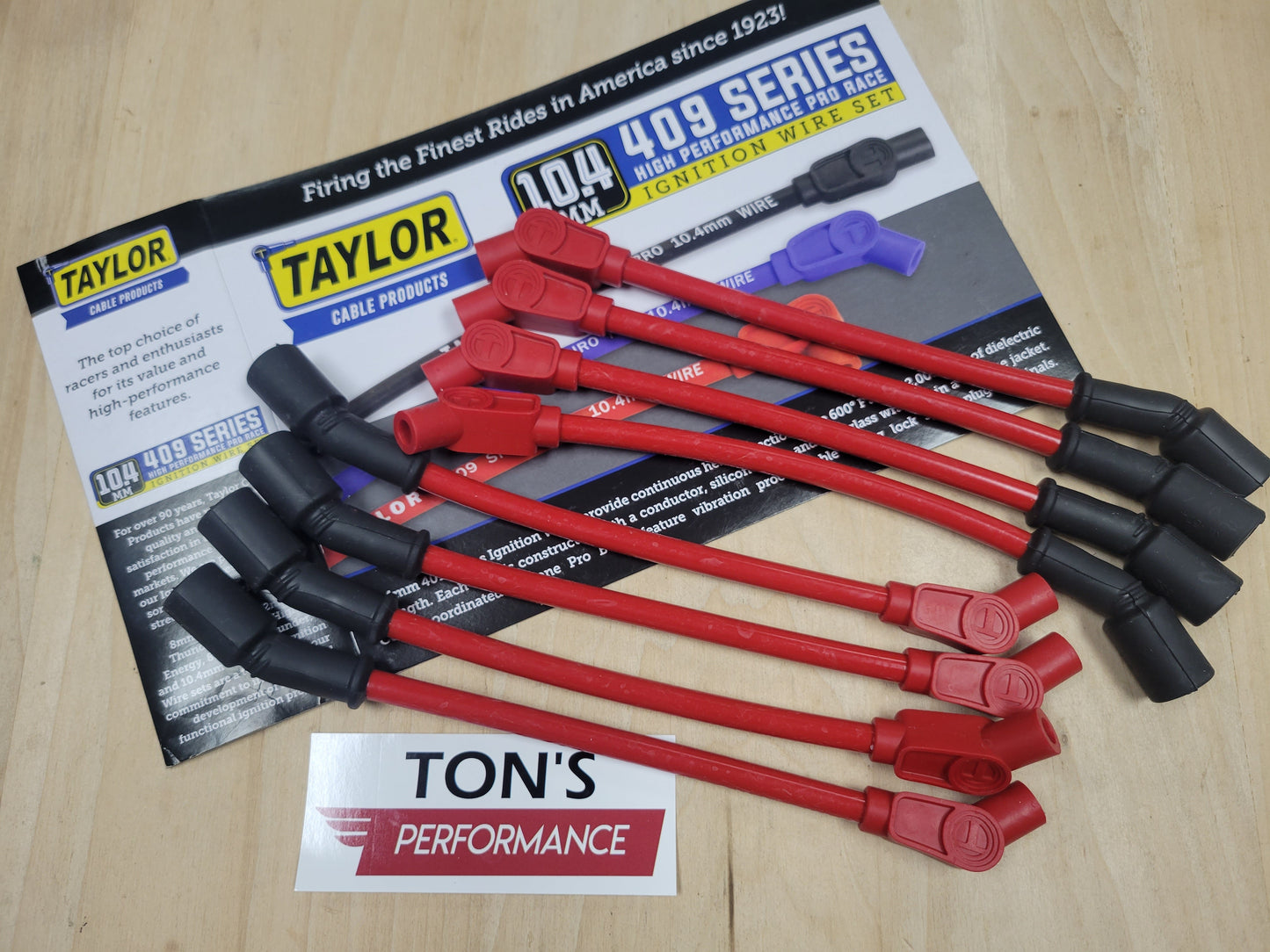 Taylor Spark Plug Wire Set 409 Pro Race 10.4mm 135 for GM LS Trucks