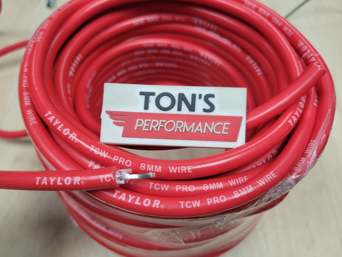 Taylor 8mm Pro Wire-Core 100% Silicone Spark Plug wire [Sold By The Foot]