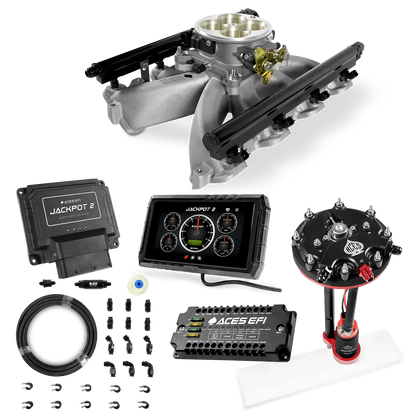 Jackpot 2 LS EFI System - Master Kit with Tank Conversion Pump Module with Internal Regulator + 20' PTFE Hose Kit