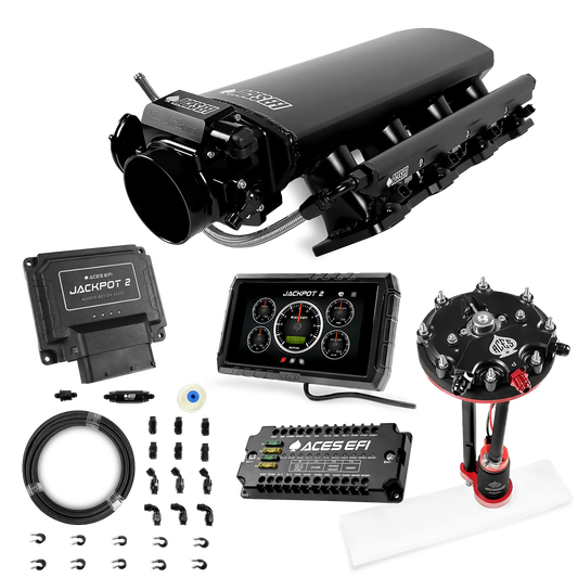 Jackpot 2 LS EFI System - Master Kit with Tank Conversion Pump Module with Internal Regulator + 20' PTFE Hose Kit