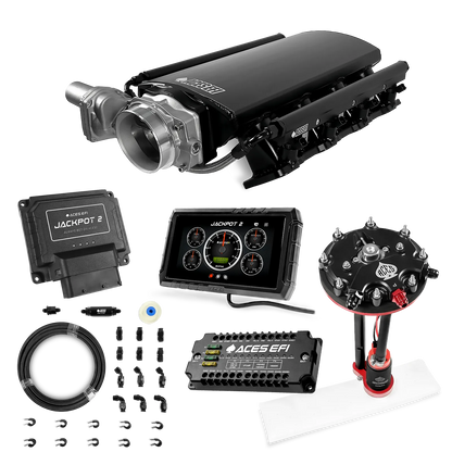 Jackpot 2 LS EFI System - Master Kit with Tank Conversion Pump Module with Internal Regulator + 20' PTFE Hose Kit