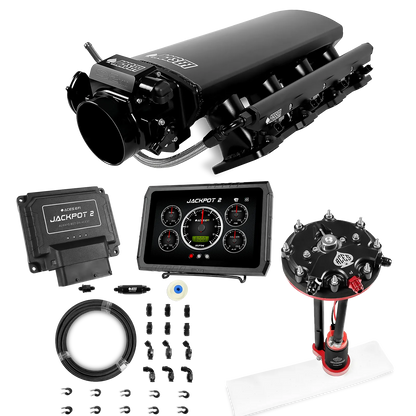 Jackpot 2 LS EFI System - Master Kit with Tank Conversion Pump Module with Internal Regulator + 20' PTFE Hose Kit