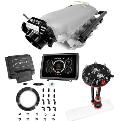 Jackpot 2 LS EFI System - Master Kit with Tank Conversion Pump Module with Internal Regulator + 20' PTFE Hose Kit