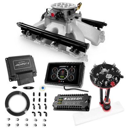 Jackpot 2 LS EFI System - Master Kit with Tank Conversion Pump Module with Internal Regulator + 20' PTFE Hose Kit