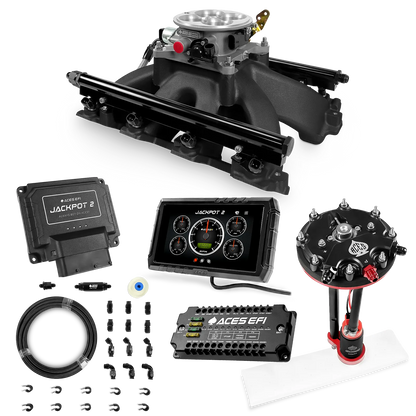 Jackpot 2 LS EFI System - Master Kit with Tank Conversion Pump Module with Internal Regulator + 20' PTFE Hose Kit