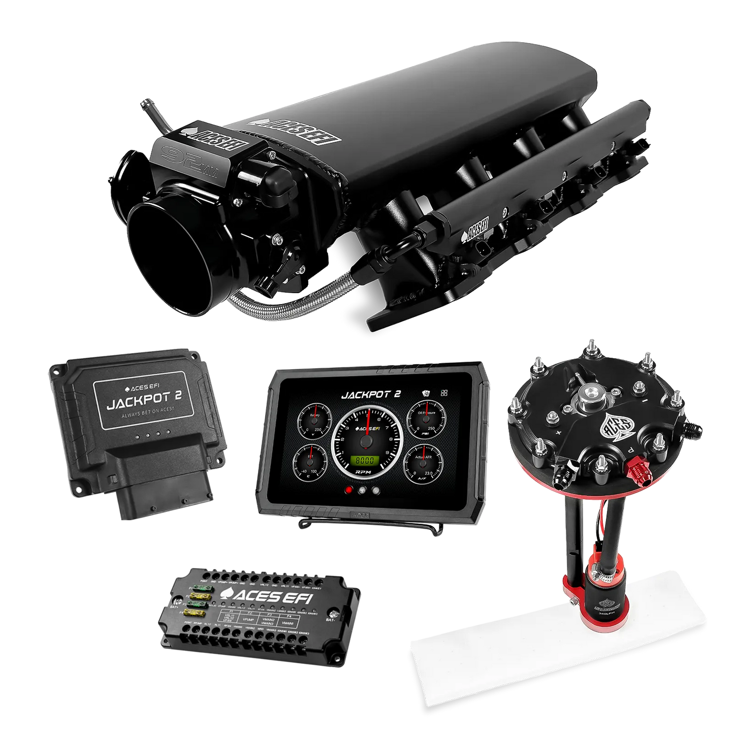 Jackpot 2 LS EFI System - Master Kit with Tank Conversion Pump Module with Internal Regulator