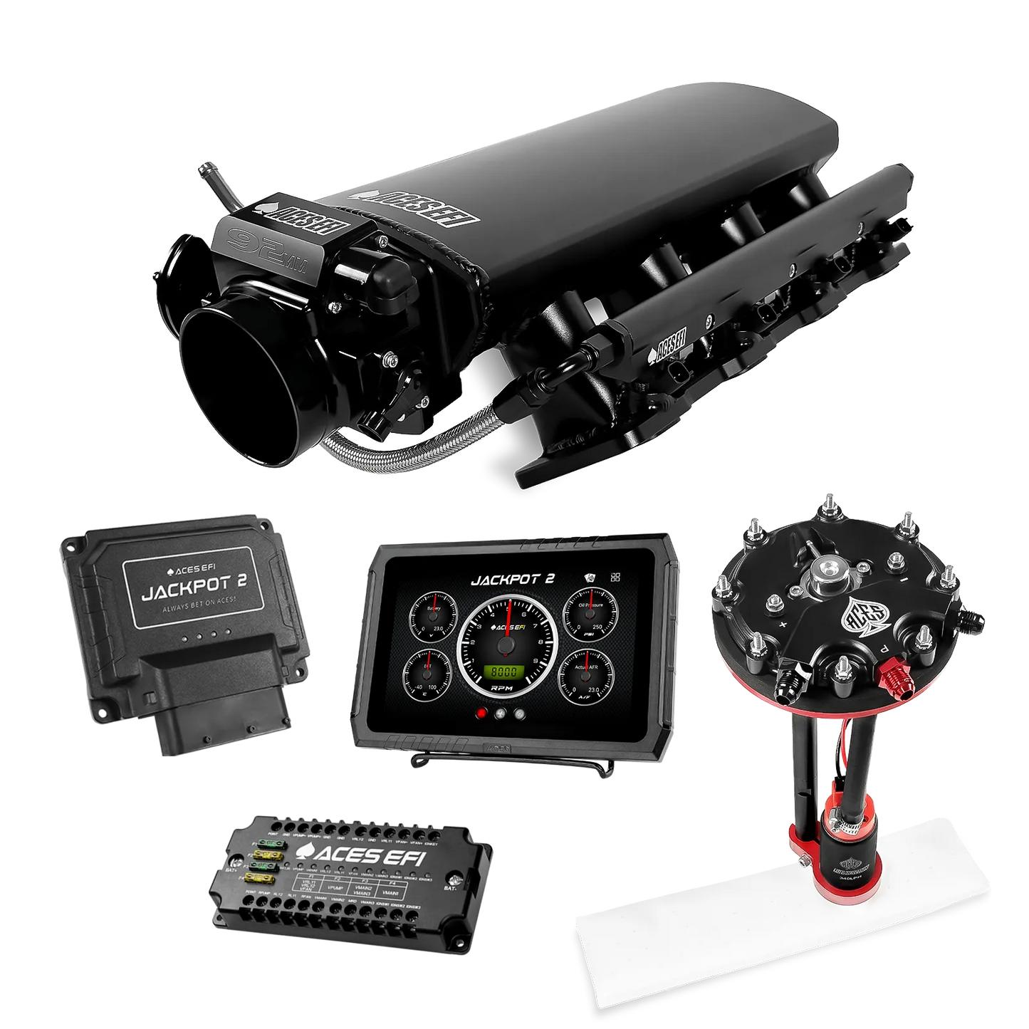 Jackpot 2 LS EFI System - Master Kit with Tank Conversion Pump Module with Internal Regulator