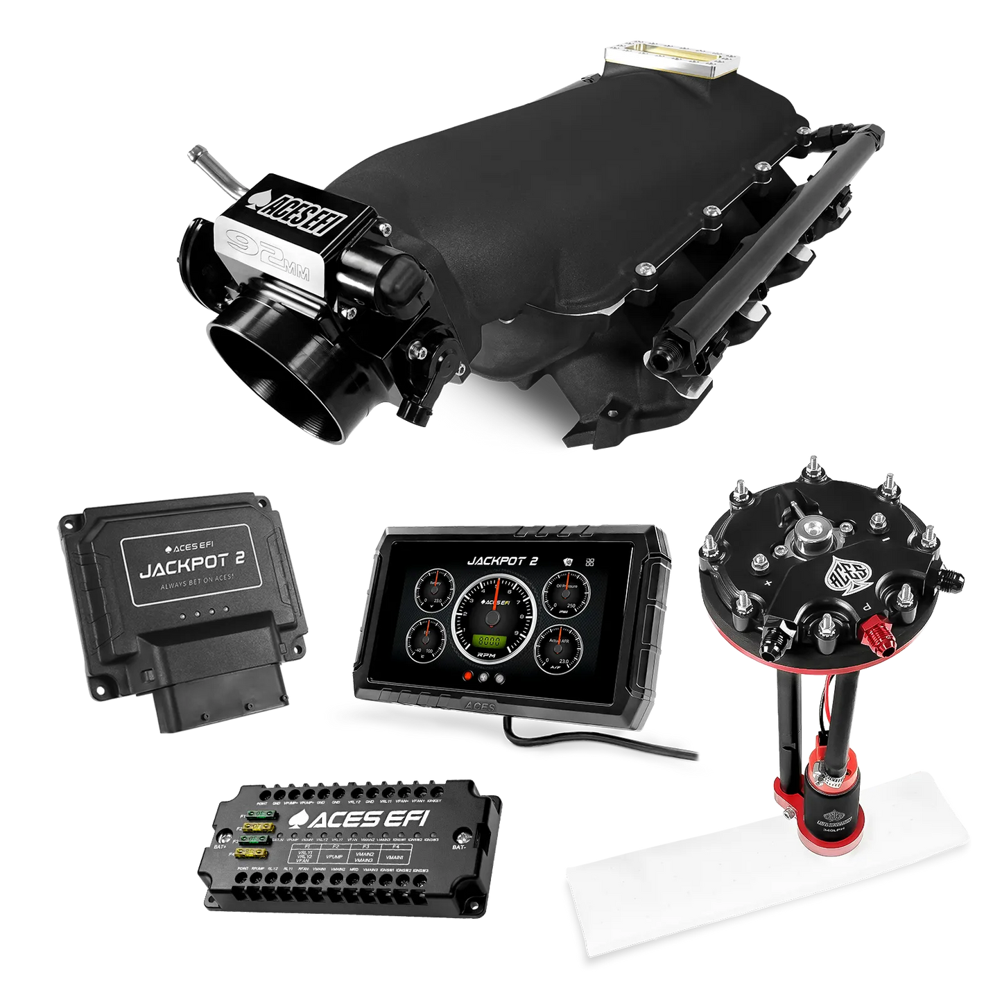 Jackpot 2 LS EFI System - Master Kit with Tank Conversion Pump Module with Internal Regulator