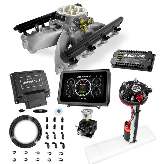 Jackpot 2 LS EFI System - Master Kit with Tight Fit In-Tank Pump Module + 40' PTFE Hose Kit